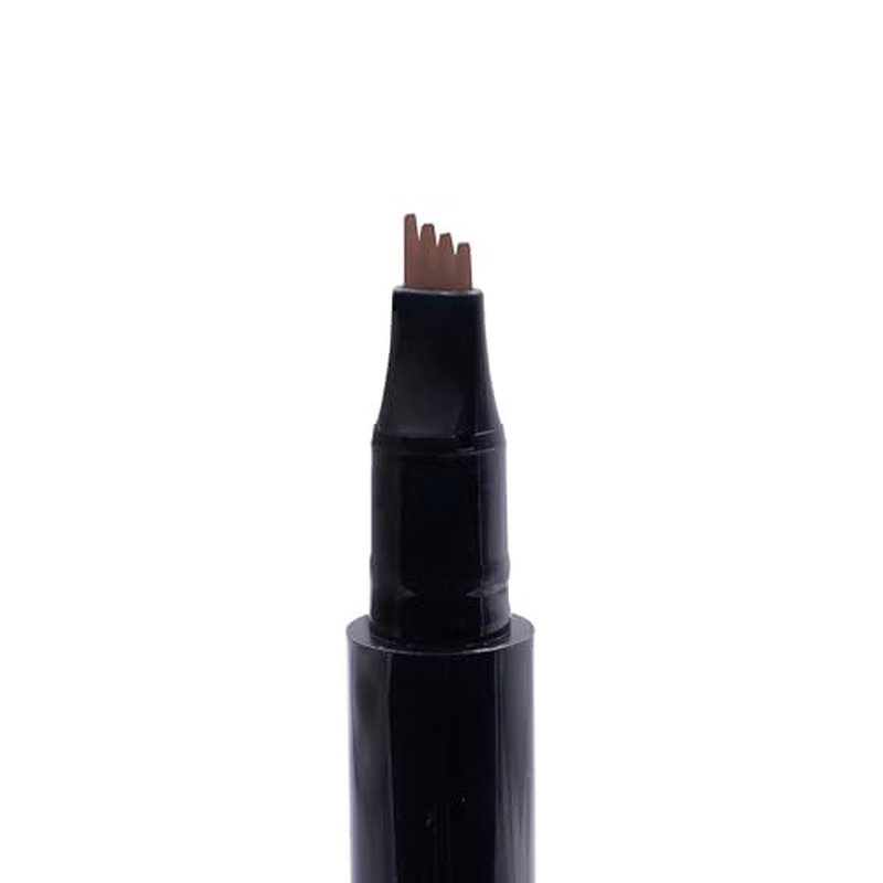 Arches & Halos Microblading Brow Shaping Pen - Fuller, More Defined Brow - Long-lasting, Smudge Resistant, Rich Color - Vegan and Cruelty-Free Makeup - Dark Brown - 0.026 oz