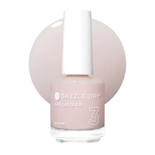 Dazzle Dry Nail Lacquer Step 3 – Peacefully Me 0.5 Fl Oz - Fast-Drying, Long-Lasting Nail Polish