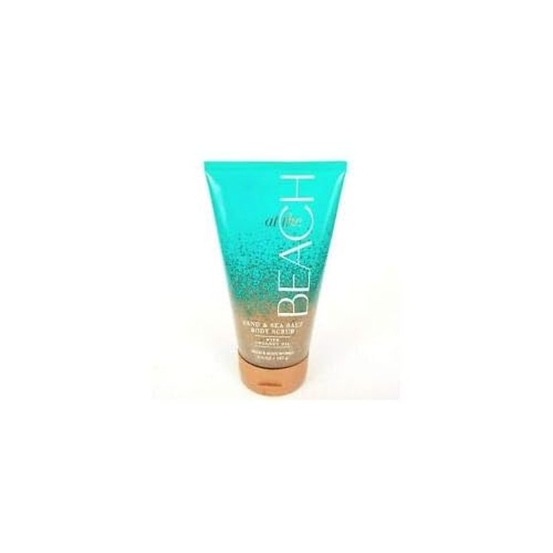 Bath & Body Works 6.6 Ounce Sand & Sea Salt Scrub with coconut oil At the Beach Scent (Packaging may vary)