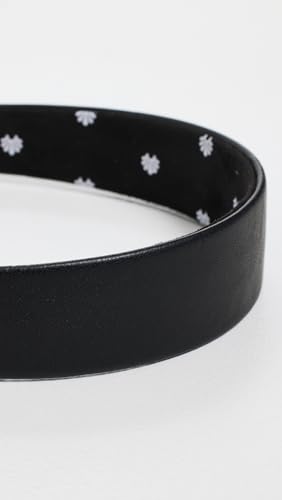 Lele Sadoughi Faux Leather Bessette Headband Jet One Size Pack of 1