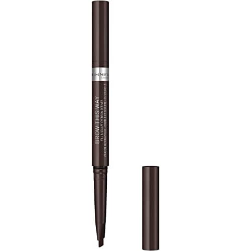 Brow This Way Eyebrow Definer - 003 Dark Brown by Rimmel London for Women - 0.008 oz Eyebrow Pencil