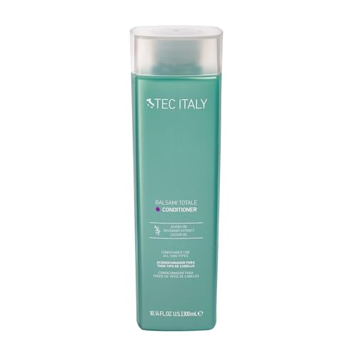 Tec Italy Balsami Totale Hydrating Conditioner for All Hair Types, Restores Moisture, Softness & Shine, Improves Detangling, 10.14 fl oz (300 ml) | Intensive hydration, Revitalizing, Enhances softness, Enhances shine
