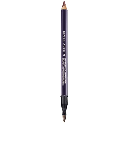 Lip Liner Pencil - Minimal Pinky Nude, Long-Wearing Water-Resistant with Brush