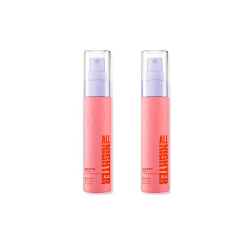 Urban Decay All Nighter Matte Waterproof Makeup Setting Spray 1 Fl Oz Pack of 2 - Blur Finish