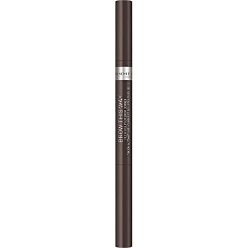 Brow This Way Eyebrow Definer - 003 Dark Brown by Rimmel London for Women - 0.008 oz Eyebrow Pencil