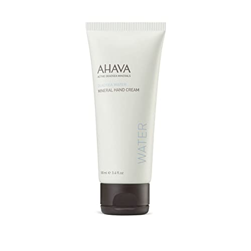 AHAVA Dead Sea Mineral Hand Cream 3.4 Fl Oz – Original Formula, Fast Absorbing Moisturizer