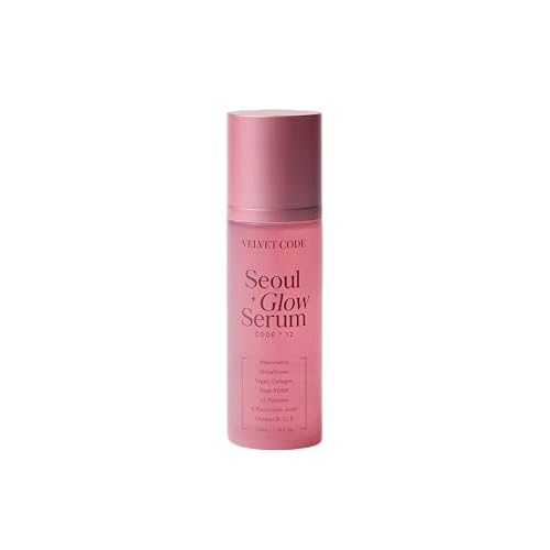 VELVET CODE Seoul Glow Serum - Formulated by Korean Dermatologist l K- Beauty PDRN, Peptide, Niacinamide, Collagen, Glutathione, (100ml / 3.38 fl.oz)