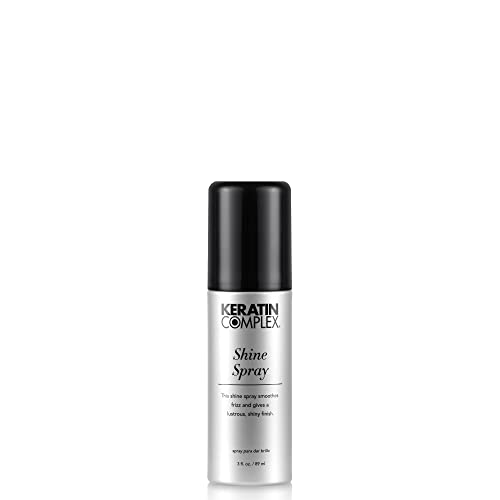 Keratin Complex Shine Spray 3 fl oz - Instant gloss, heat protection