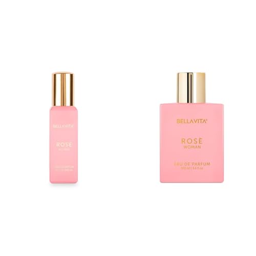 Luxury Rose Eau De Parfum for Women - Long-Lasting Floral & Vanilla Fragrance with Amber & Jasmine