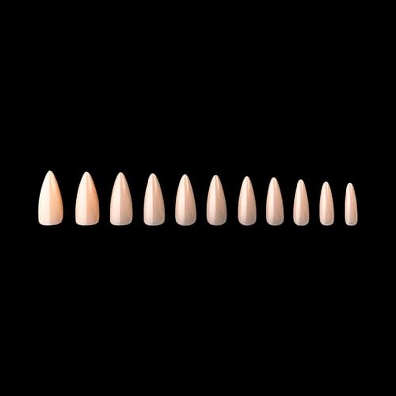 Apres Neutrals Gel-X Alex Box Of Nail Tips, 11 Sizes 00-9, Soft Gel Nail Tip Box, Nail Extensions (150pcs) (Natural Stiletto Medium, 150pcs)