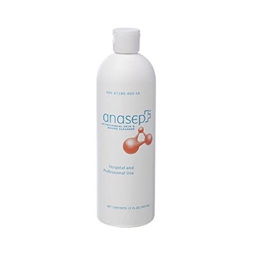 Antiseptic Skin and Wound Cleanser - 15 Oz Bottle with Dispensing Cap