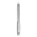 ZWILLING Sapphire Nail File (coarse and fine Grained File Surfaces for Shortening and Shaping, Cleaning tip), Premium, Silver, 5 inch