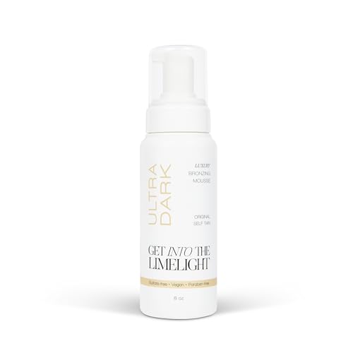 Get Into The Limelight Ultra Dark Self Tanner - Natural Sunless Tanning Mousse, 8 oz