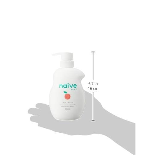 Naive Body Soap (with peach leaf extract) Jumbo 530mL
