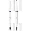 e.l.f. Instant Lift Waterproof Brow Pencil, Long-Lasting Eyebrow Pencil For Grooming & Shaping Brows, Vegan & Cruelty-free, Grey (Pack of 2)