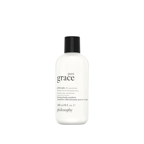 Pure Grace Firming Body Emulsion - 8 Fl Oz Luxury Scented Body Lotion with Shea Butter & Natural Oils - Fast Absorbing Hydration - Soft & Smooth Skin - Variation: Pure Grace