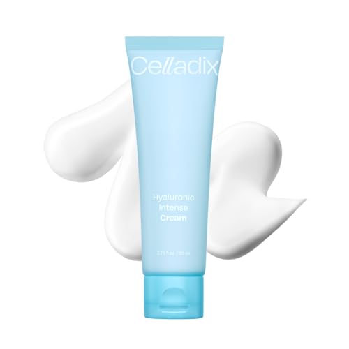Celladix Hyaluronic Intense Cream ? 95% Pure Hyaluronic Acid with Niacinamide & Panthenol ? 100 Hours of Hydration, Barrier Strengthening Care for Smooth, Radiant Skin ? Korean Skincare, 2.70 Fl Oz