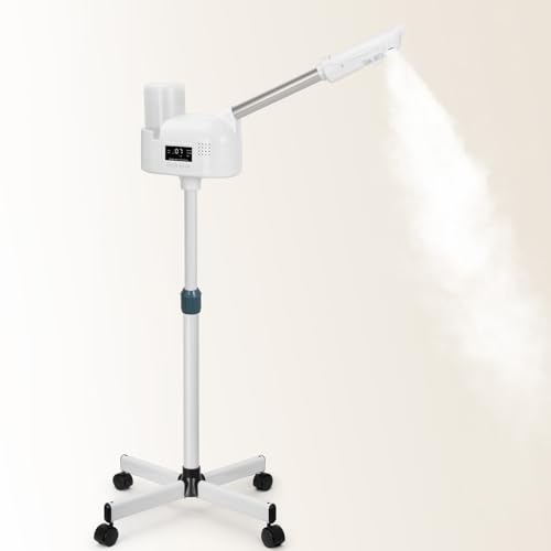 White Professional Facial Steamer with PTC Heating - Salon Spa Skin Care Equipment