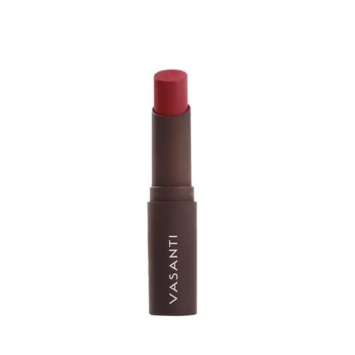 VASANTI Best Balm Forever Tinted Lip Balm - Hydrating Natural Oils & Butters - Neutral Plum Brown - Vegan & Paraben-Free - Bestie Variation
