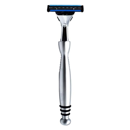 Taconic Heavyweight Sensor-Compatible Triple Blade Pivot Razor for Men & Women