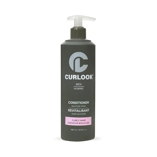 Men's Curly Hair Conditioner Silicone-Free 400ml - Nourishing & Restoring