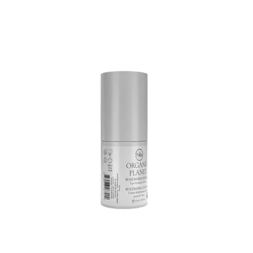 Resveratrol Vegan C Eye Firming Cream ? USDA Certified Organic Anti-Aging Under Eye Treatment for Wrinkles & Dark Circles ? Plant-Based Brightening & Lifting ? 0.5 Fl Oz