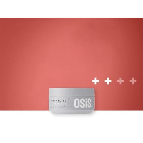 OSiS+ Tipsy Twirl Curl Cream, 10.1 Fl Oz ? Medium Hold Curl Enhancer for Defined Waves, Lightweight Volume & Humidity Protection