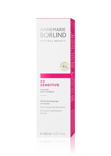 ANNEMARIE BÖRLIND ZZ Sensitive Mild Cleansing Emulsion 5 Oz Facial Wash with Hyaluronic Acid & Golden Orchid – Sensitive Skin Care
