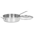 5.5 Qt Stainless Steel Sauté Pan with Lid - Induction & Oven Safe Cookware