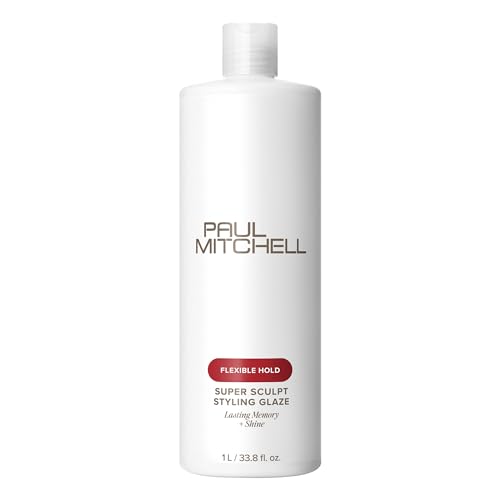 Paul Mitchell Super Sculpt Styling Glaze - Flexible Hold & Shine - Floral Scent - 33.8 Fl Oz - Breezy Variant