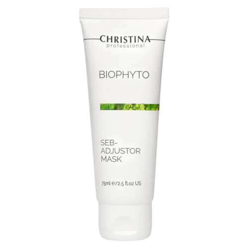 «¯«꫹«ƫ£?«Ê Christina Bio Phyto Seb-Adjustor Facial Mask with Moisture Complex | Face Masks Skincare Targets Acne, Blackheads, and Oiliness | Clears and Balances Skin | Suitable for All Skin Types 75ml