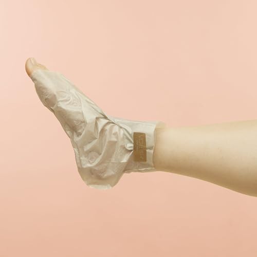 Voesh Collagen Gloves and Socks- Argan Oil, Collagen Infused, 4 Pack, 2 Pack of Gloves, 2 Pack of Socks, at Home Spa, Body Care, Nourishing, Hydrating Gloves and Socks