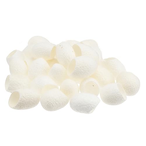 Natural Silk Face Wash Balls Organic Silkworm Facial Exfoliating Scrub for Blackhead Removal and Skin Care Gentle Cleansing for Smooth Skin 1.18X0.78X0.39In