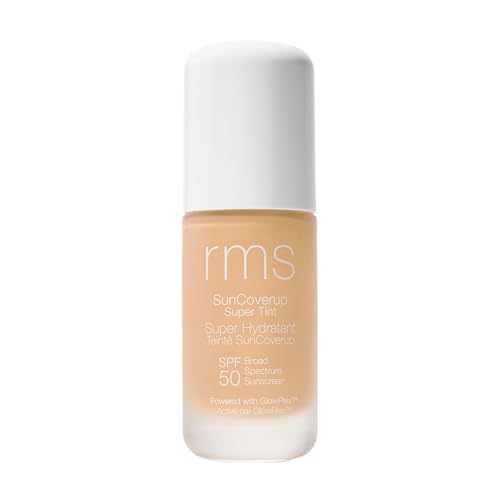 RMS Beauty SunCoverup SPF 50 ? Broad Spectrum Mineral Sunscreen Foundation, Reef-Safe Zinc Oxide, Tinted Lightweight Sun Protection, Water-Resistant, 1 fl oz