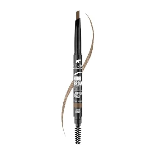 Kokie Cosmetics High Brow Angled Eyebrow Pencil, Blonde, 0.012 Ounce