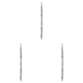 e.l.f. Precision Dual-Sided Eyebrow Brush, Synthetic (Pack of 3) White