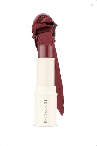 Farmasi Blush Stick - Romantic Rose, Matte Contour & Radiant Glow for Lips & Cheeks, 0.14 oz