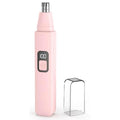 Nose Hair Trimmer Rechargeable Cordless Painless Ear Eyebrow Trimming Tool Dual Edge Blades Razor