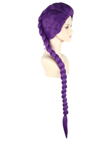 Topcosplay Purple Anime Wig for Women - Cosplay Costume Party Carnival