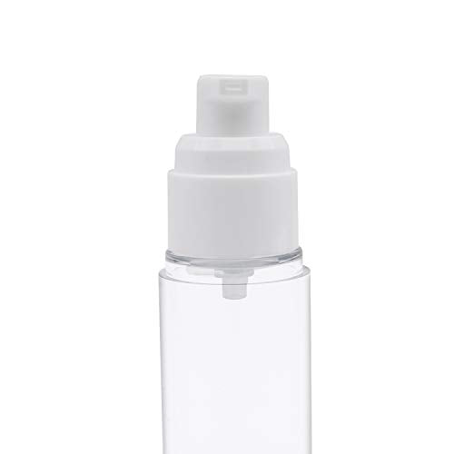 TRENDBOX 120ml / 4oz Airless Vaccum Pump Travel Bottles for Lotions, Cream - 4 Pack