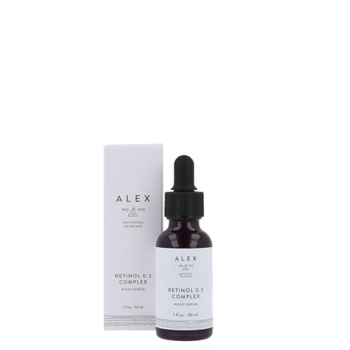 Retinol 0.3 Complex Serum with Bakuchiol, Niacinamide & Hyaluronic Acid ? Anti-Aging Face Serum for Fine Lines, Wrinkles & Uneven Tone ? Physician-Formulated Skincare 1 fl oz