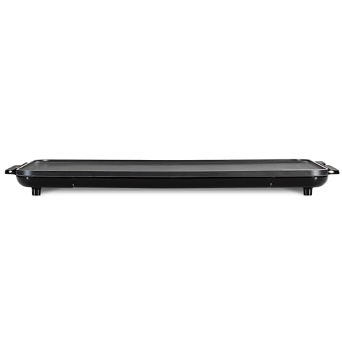 Large 22-Inch Slimline Electric Griddle - Extra Wide Nonstick Cooking Surface