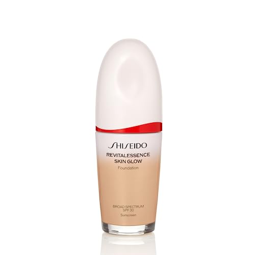 Shiseido RevitalEssence Skin Glow Foundation SPF 30, 240 Quartz - Buildable, Medium Coverage - 24-HR Hydration & 12-HR Wear - Transfer, Crease & Fade Resistant - Non-Comedogenic - All Skin Types