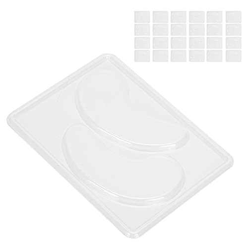 Eye Mask Making Tool for DIY Face Mask Machine, 25pcs Reusable Under Eye Patch Tray Plate Set Facial Mask Machine Accessory