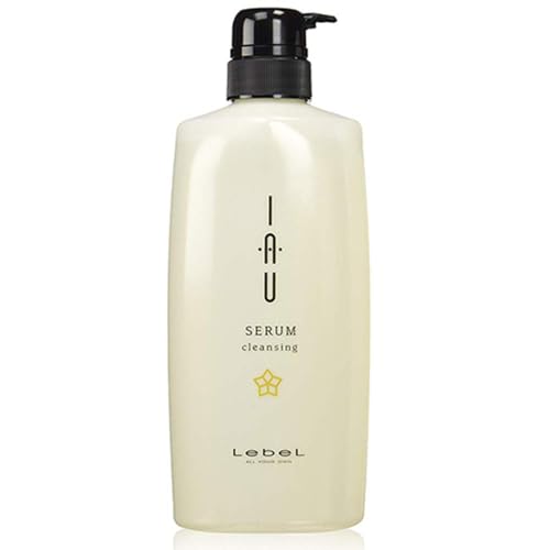 Lebel IAU Serum Cleansing Shampoo for Curly Hair 600ml - Gentle Hair & Scalp Cleanser