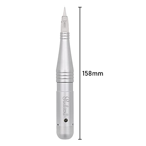 Permanent Makeup Machine Microblading Pen for Eyebrow Lip & Eyeliner - Silver - Machine