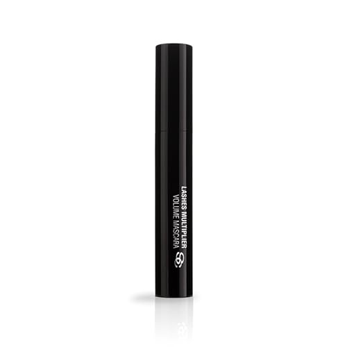 SALERM - Mascara - Lashes Multiplier - 9 ml - Adds Volume and Length to Lashes - Long-Lasting - No Clumping or Flaking - Humidity-Resistant - Black Color