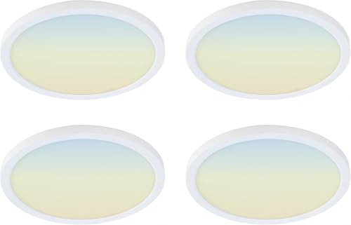 7.5 Inch Flush Mount Ceiling Light for 6 Inch Recessed Housings - 4 Pack