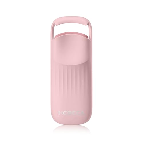 Heated Eyelash Curler Innovative, QuickCurl 2S Heat Up, Naturally Lash Curler 70¡ÆC/85¡ÆC Adjustable Heat, Safe Food-Grade Silicone, 600mAh Battery Portable Size for Travel (Pink)