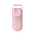 Heated Eyelash Curler Innovative, QuickCurl 2S Heat Up, Naturally Lash Curler 70¡ÆC/85¡ÆC Adjustable Heat, Safe Food-Grade Silicone, 600mAh Battery Portable Size for Travel (Pink)